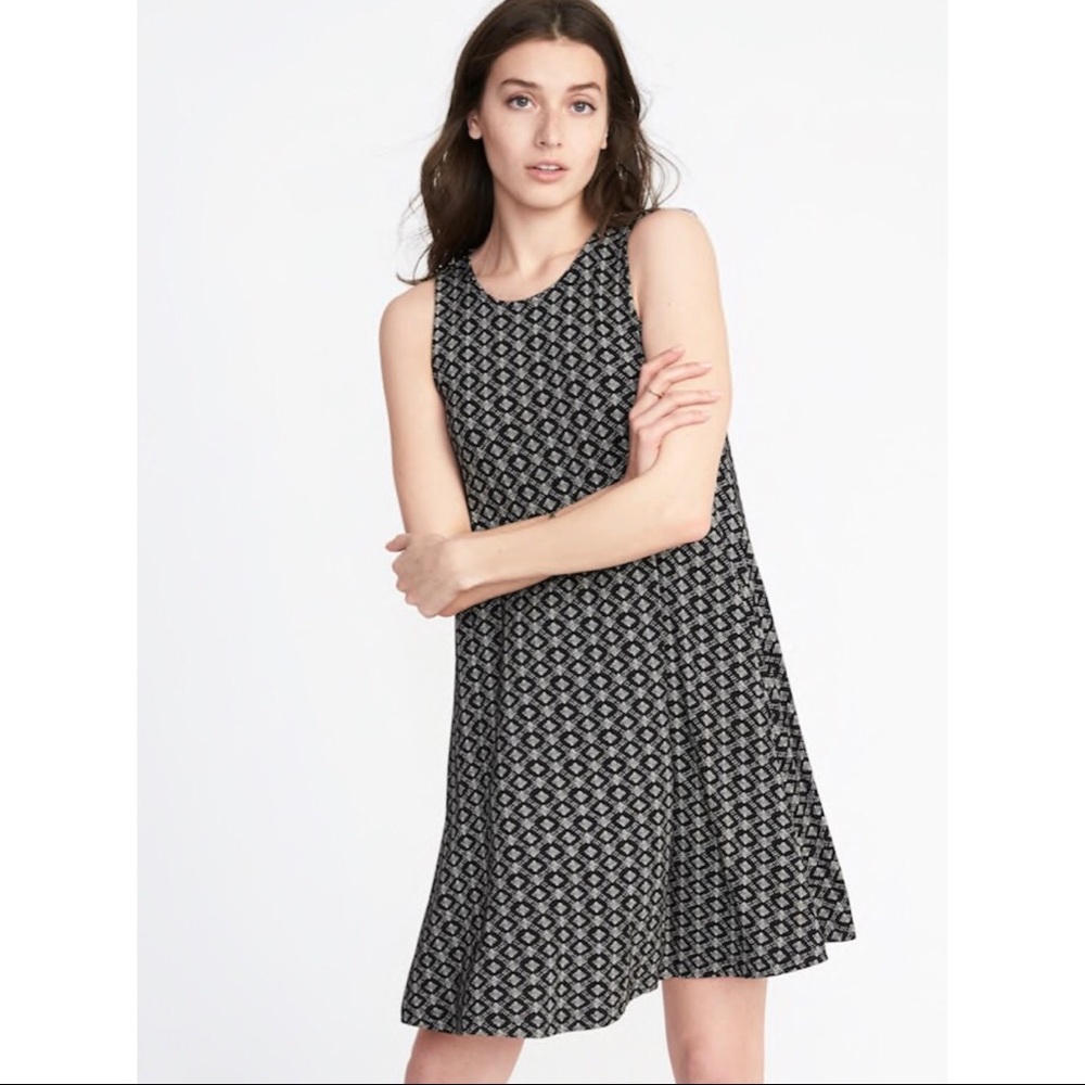 NWOT Old Navy Jersey Knit Sleeveless Swing Dress